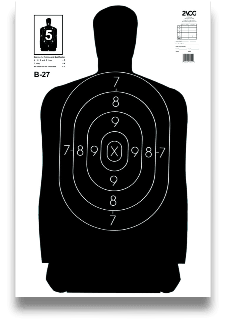 2ACC Qualification Shooting Target